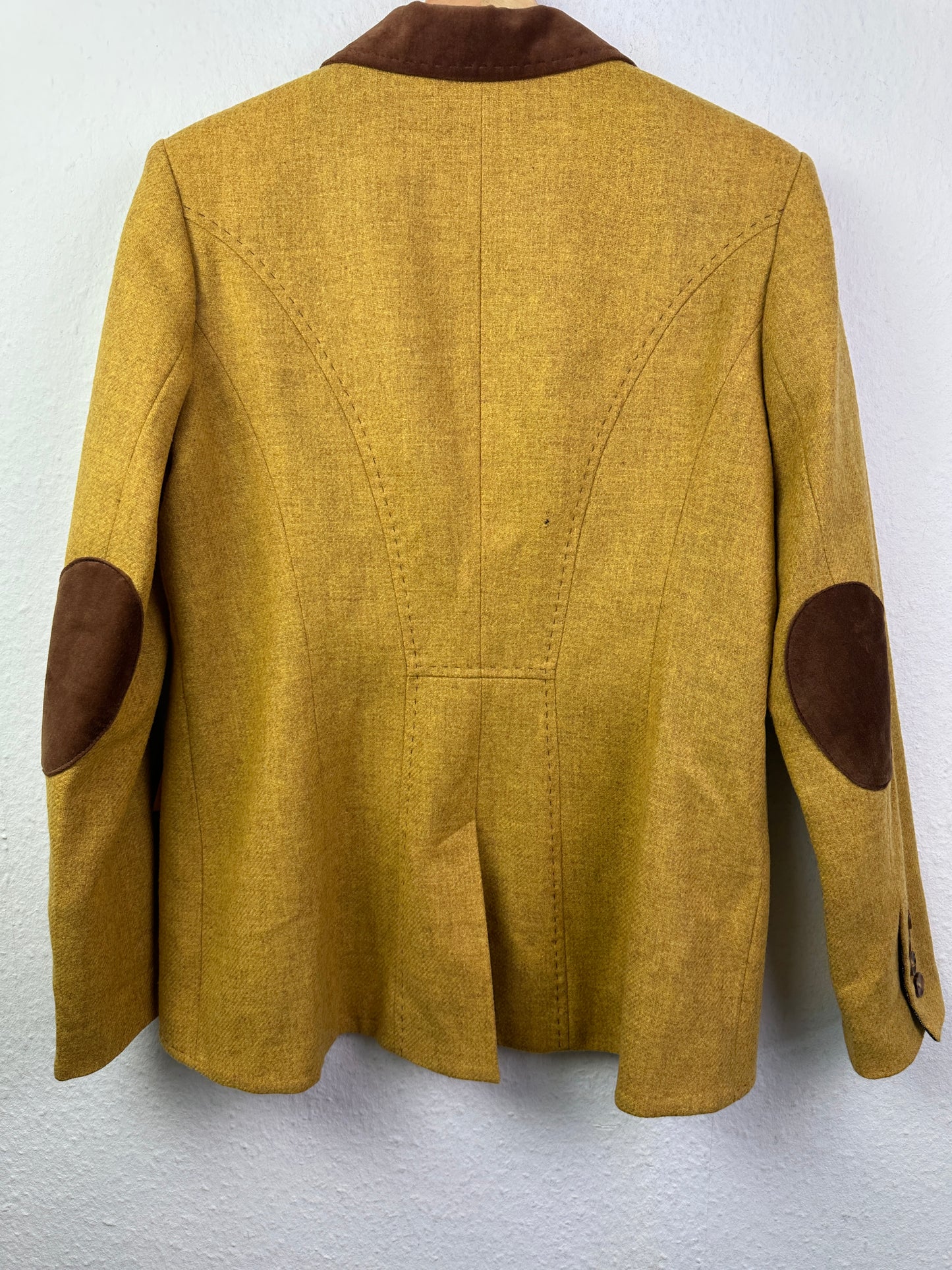 Rofa Fashion Gruppe Damen Blazer Gr 42 in Gelb. Schurwolle 100