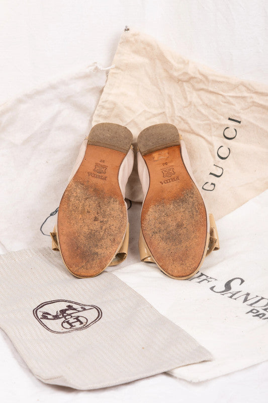 Ballerinas mit Schleife in beige von Frida (EU36)