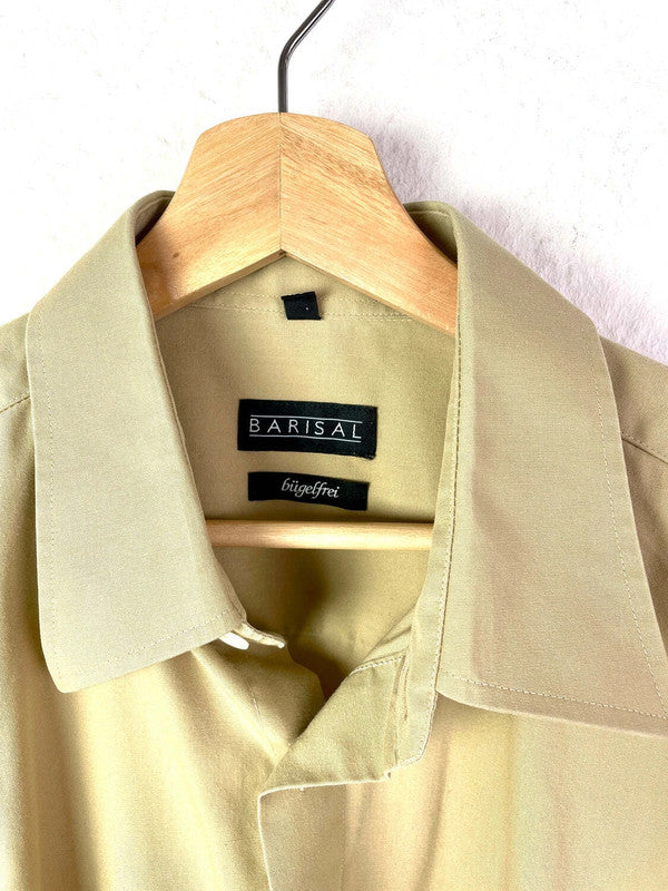Vintage Herren Hemd in Beige von Barisal Gr.XL
