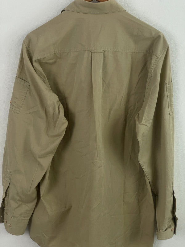 Walbusch Herren Hemd Gr M Farbe Beige