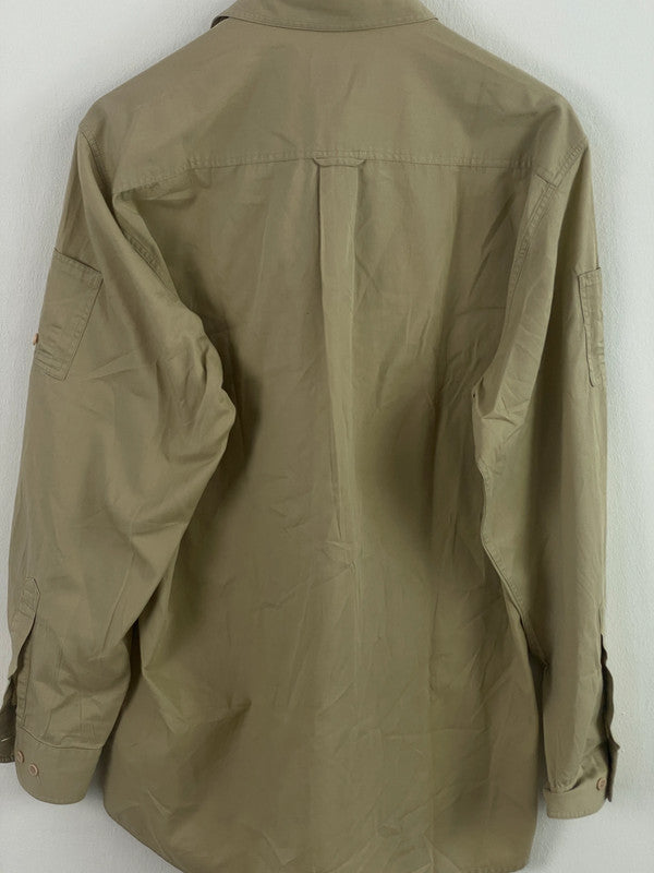 Walbusch Herren Hemd Gr M Farbe Beige