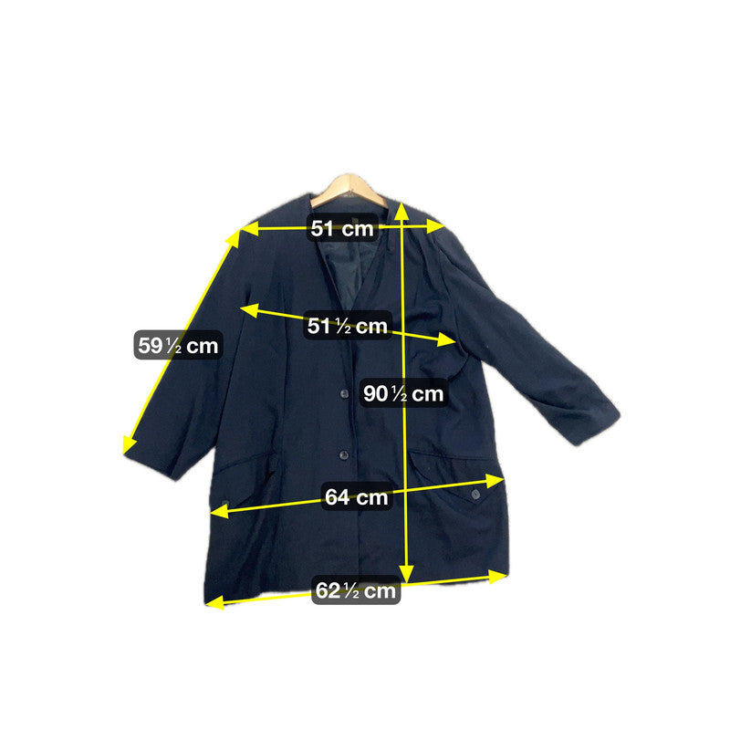 Ulla Popken Damen Cardigan Gr 52 Farbe Schwarz
