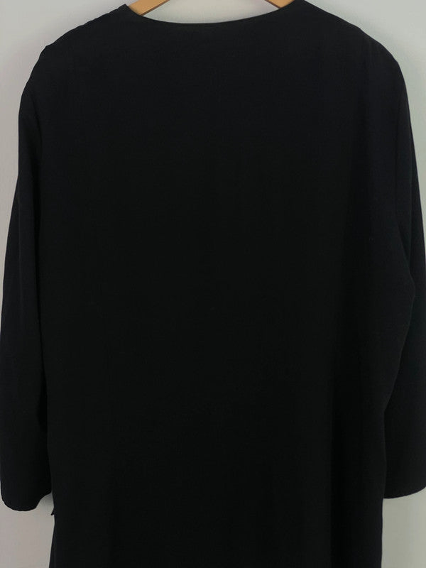 Ulla Popken Damen Cardigan Gr 52 Farbe Schwarz