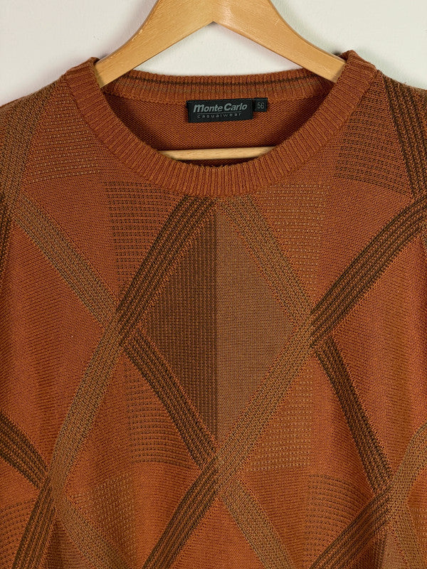 Monte Carlo Herren Pullover Gr 56 Farbe Orange