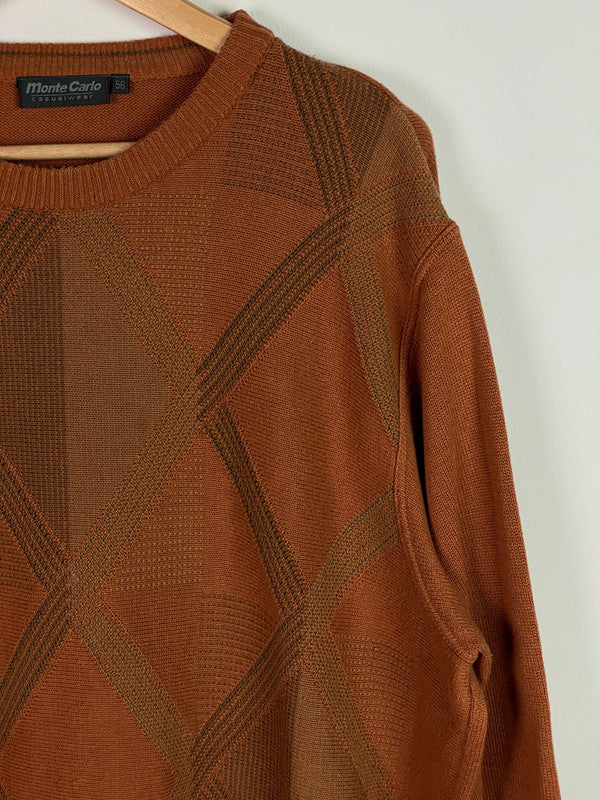 Monte Carlo Herren Pullover Gr 56 Farbe Orange