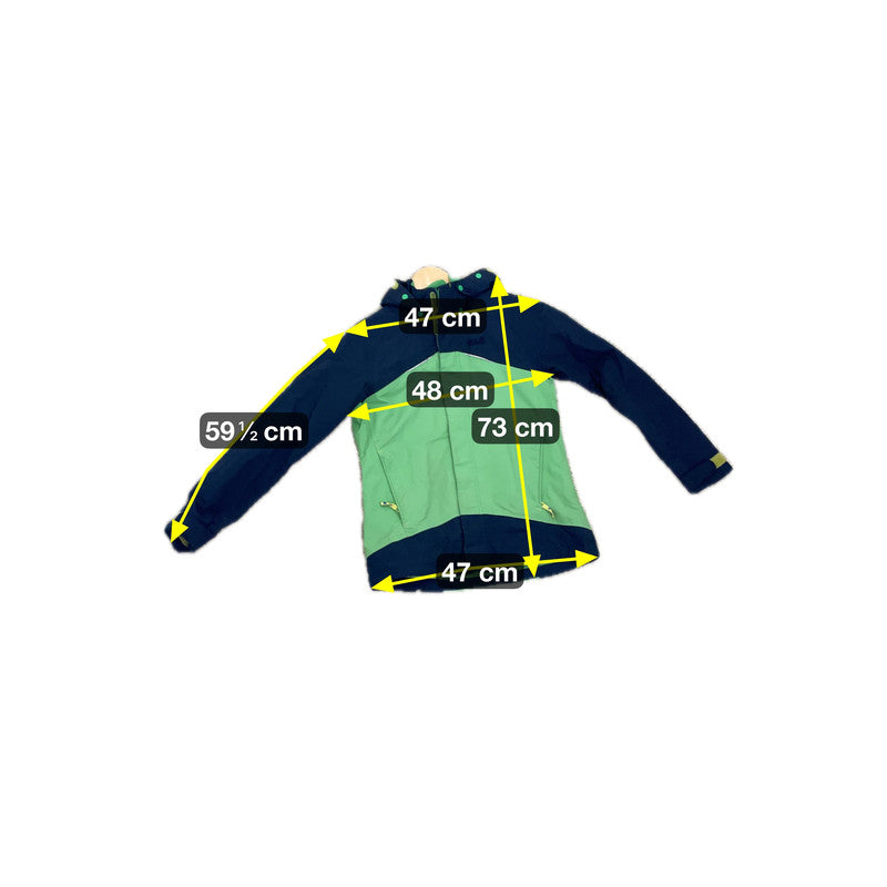 Jack Wolfskin Kinder Jacke Gr 152 Farbe Mintgrün, Marineblau