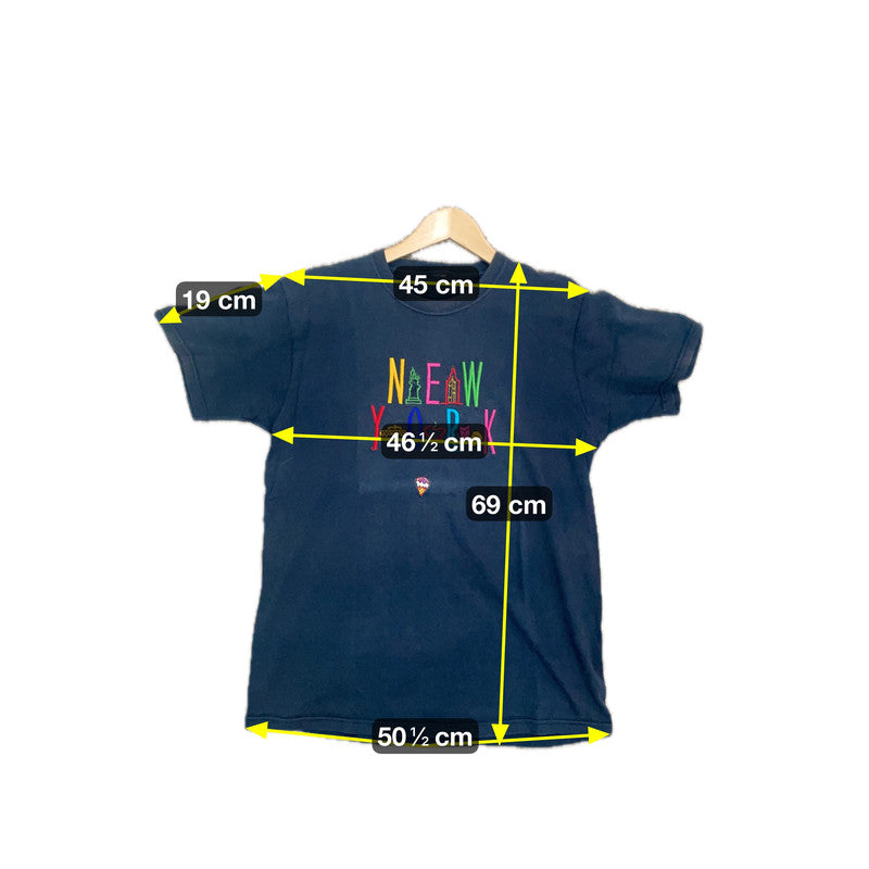 Herren T-Shirt Gr L Farbe Marineblau