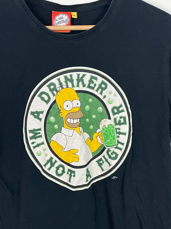 The Simpsons Herren T-Shirt Gr M Farbe Marineblau