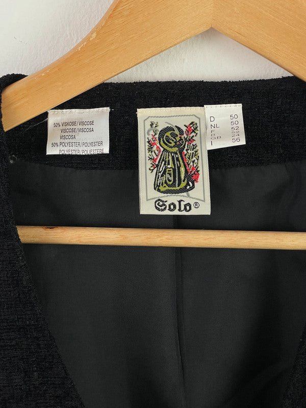 SOLO Damen Blazer Gr 50 Farbe Marineblau