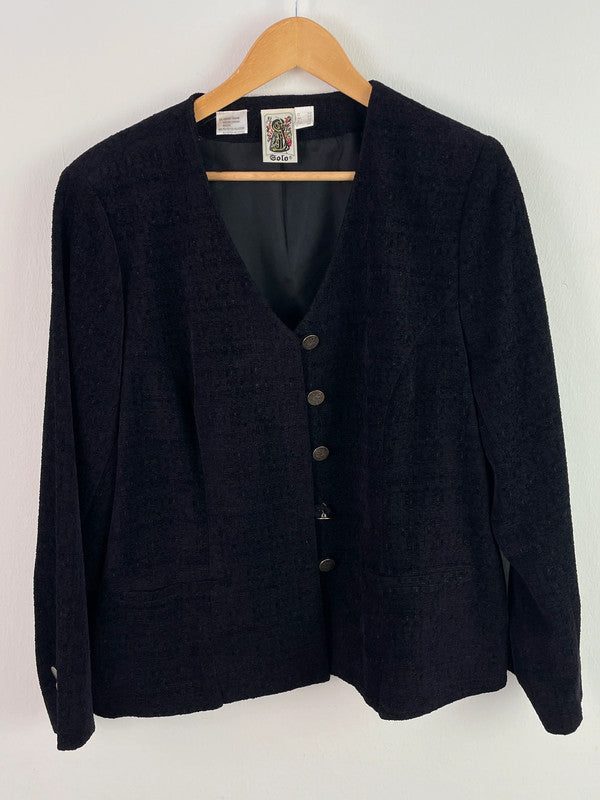 SOLO Damen Blazer Gr 50 Farbe Marineblau