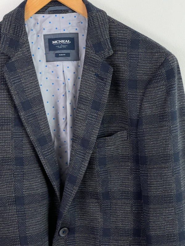 Mc Neal Herren Blazer Gr 50 Farbe Grau kariert