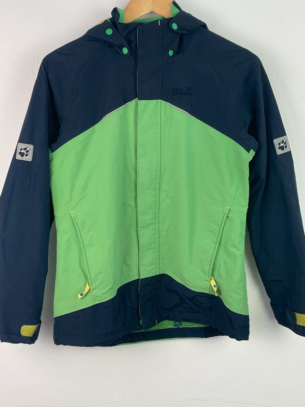 Jack Wolfskin Kinder Jacke Gr 152 Farbe Mintgrün, Marineblau