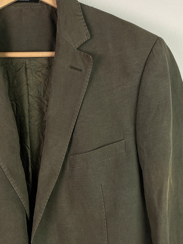 Walbusch Herren Blazer Gr M Farbe Khaki