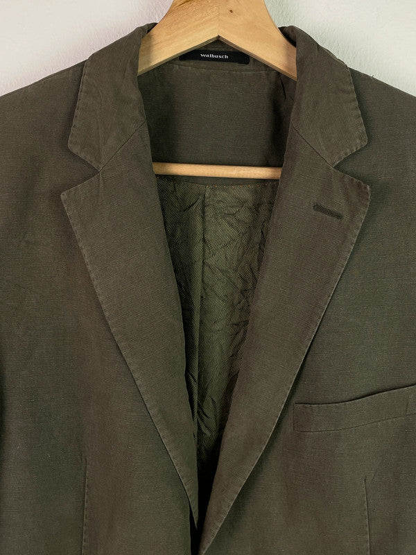 Walbusch Herren Blazer Gr M Farbe Khaki