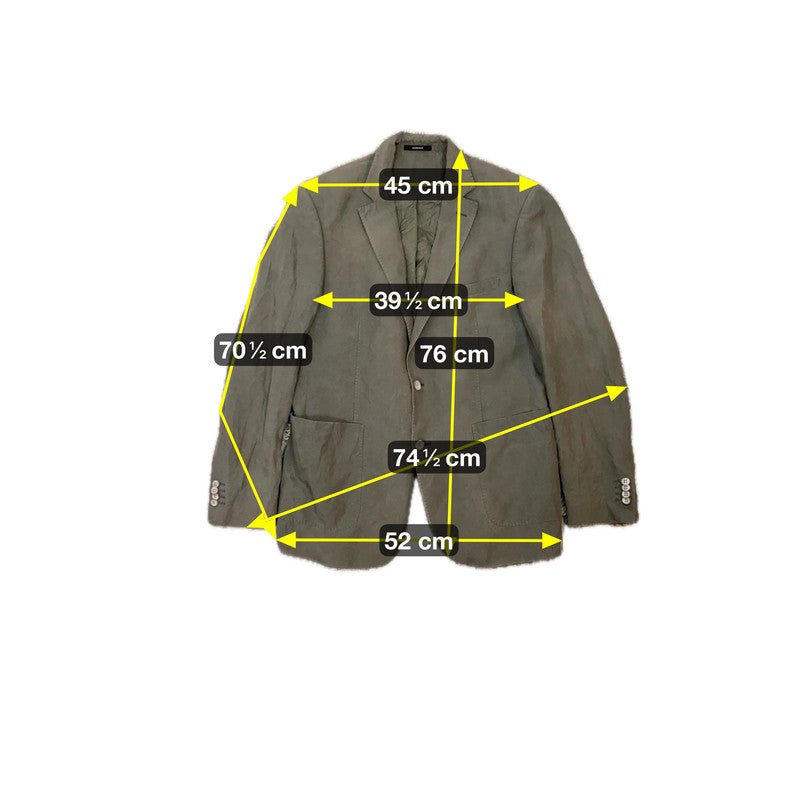 Walbusch Herren Blazer Gr M Farbe Khaki