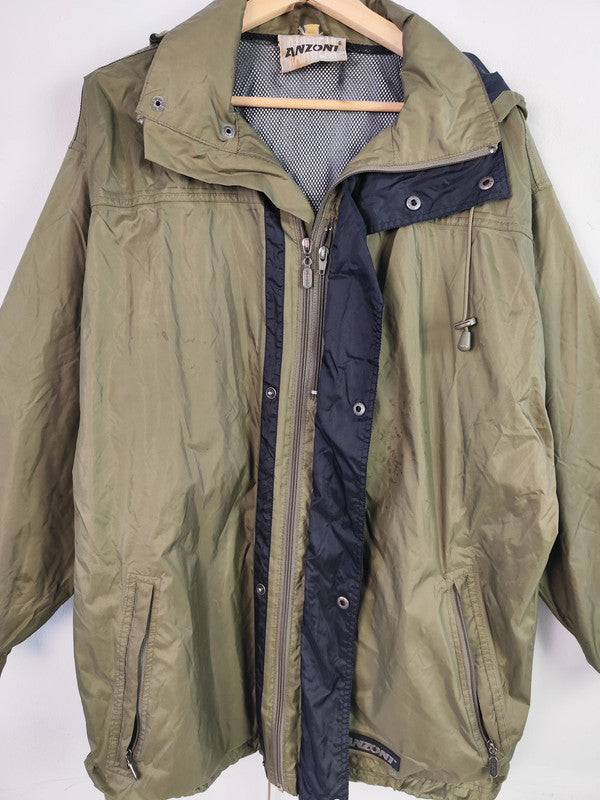 Anzoni Herren Regenjacke Gr. L Farbe grün