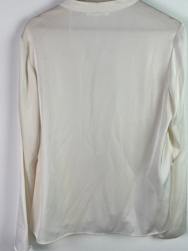 Boss Damen Bluse aus Seide M Farbe beige