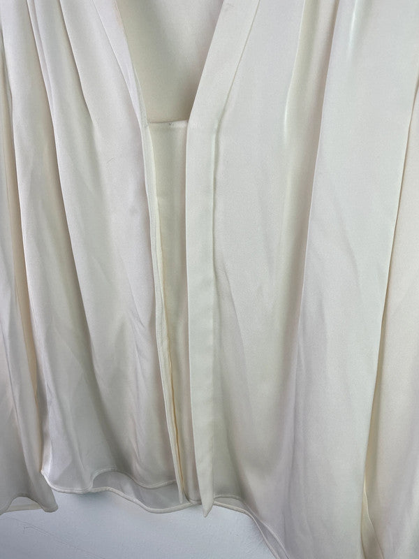 Boss Damen Bluse aus Seide M Farbe beige