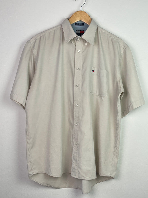 Tommy Hilfiger Herren Hemd Gr L Farbe Creme