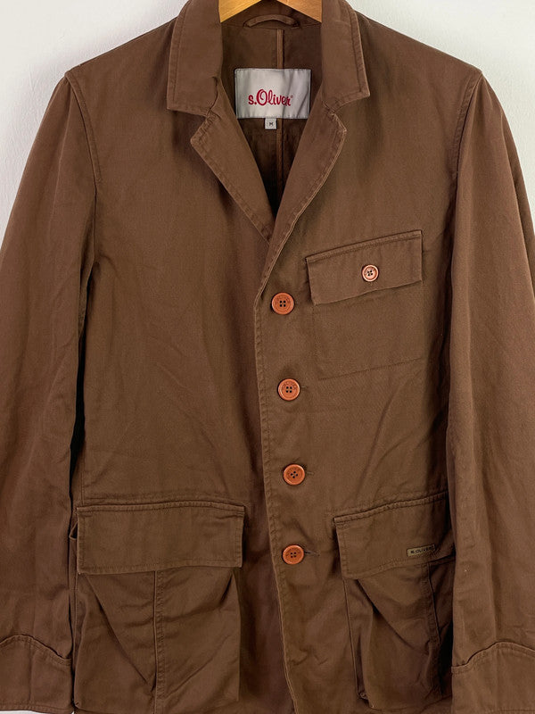 s.Oliver Herren Jacke Gr M Farbe Braun