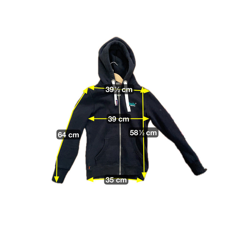 Superdry Kinder Kaputzenjacke Gr S Farbe dunkelblau