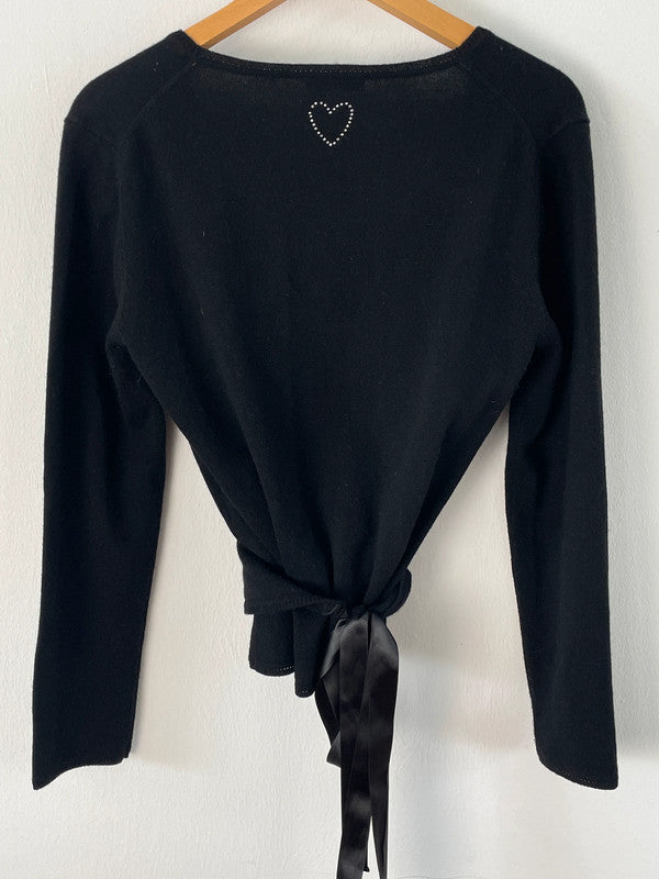Sandra Pabst Shirt aus Kashmir und Merinowolle Gr.L Farbe schwarz