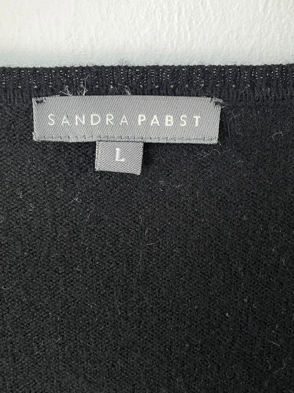 Sandra Pabst Shirt aus Kashmir und Merinowolle Gr.L Farbe schwarz