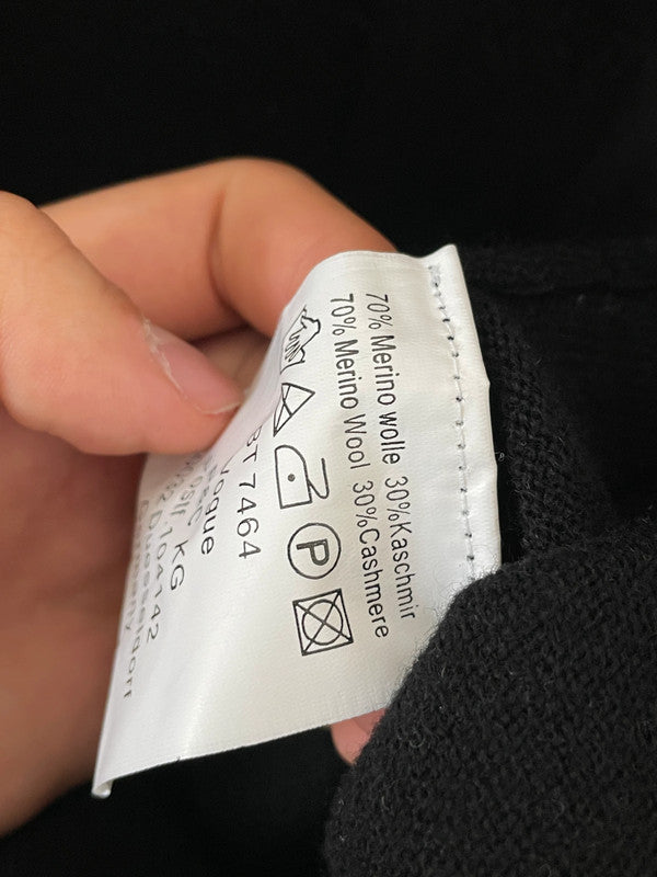 Sandra Pabst Shirt aus Kashmir und Merinowolle Gr.L Farbe schwarz