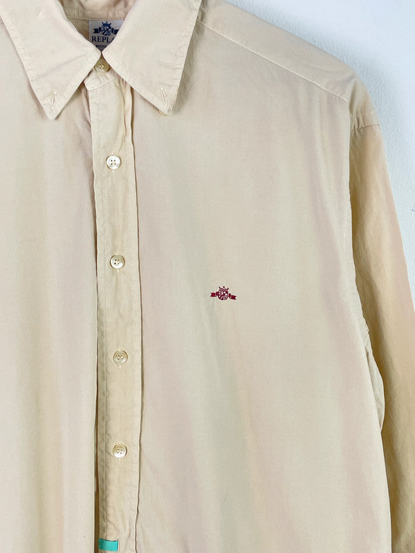 Replay Herren Hemd Gr.L Farbe Beige