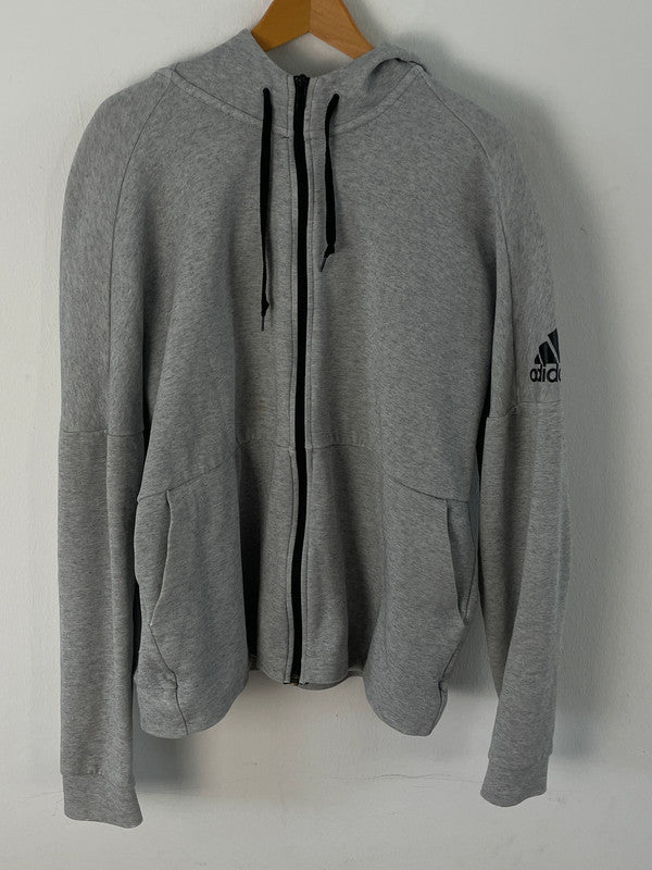 Adidas Herren Kaputzenjacke Gr. XL Farbe grau