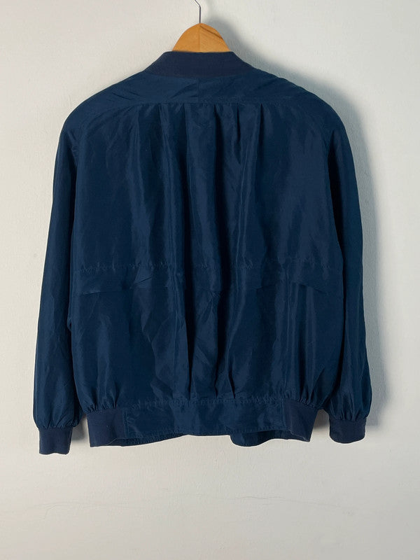 Ravens Herren Bomberjacke aus 100% Seide Gr. L Farbe blau