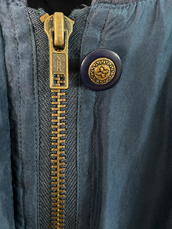 Ravens Herren Bomberjacke aus 100% Seide Gr. L Farbe blau