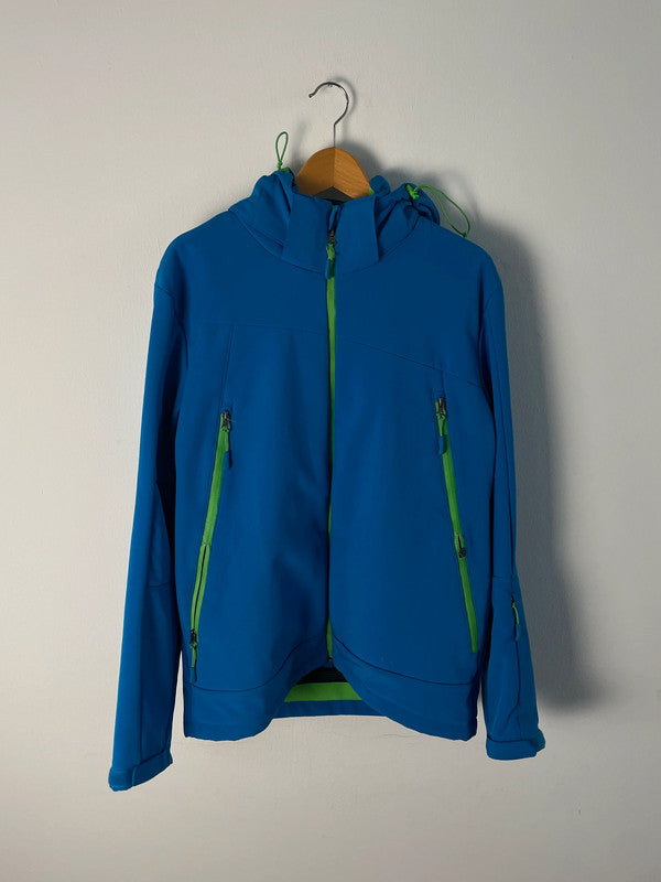 Crane Herren Regenjacke Gr.50 Farbe Blau/grün