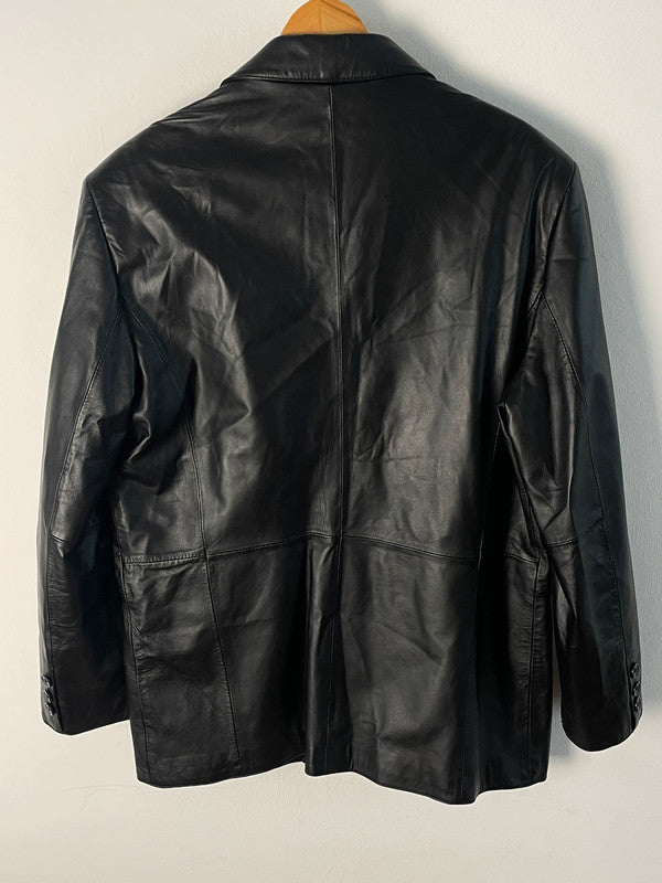 TCM Herren Lederjacke aus Lamm-Nappaleder Gr. XL Farbe schwarz
