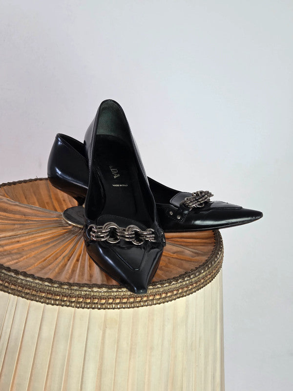 Prada Damen Stilettos EU36,5 Farbe schwarz