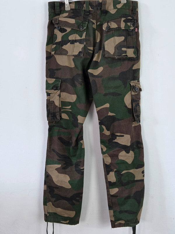 Prosper Damen Cargohose W 38 Farbe grün