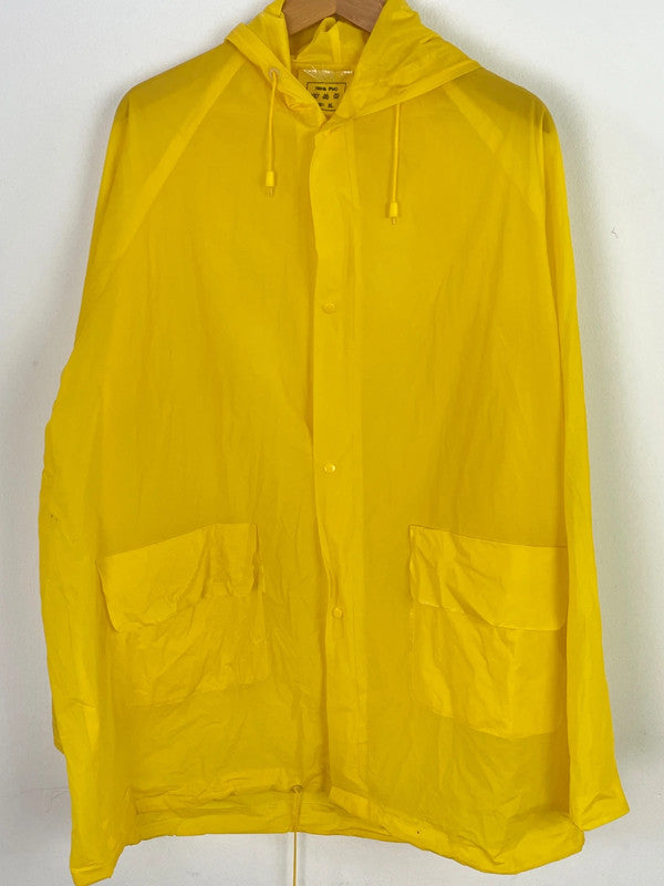 Vintage Herren Regenjacke Gr XL Farbe Gelb