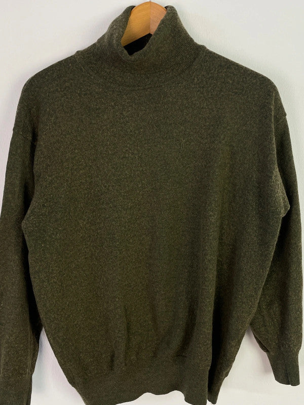 C.Comberti Damen Pullover aus Schurwolle Gr. L Farbe grün