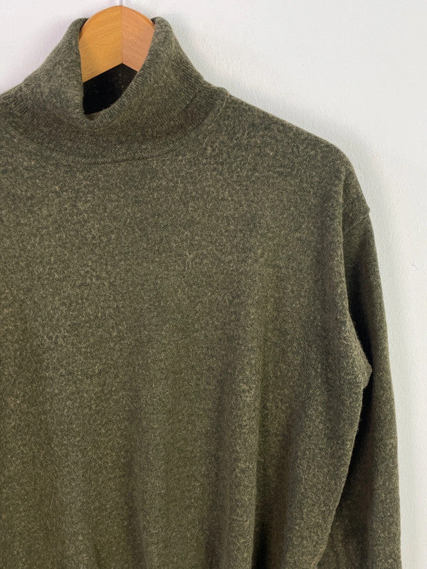 C.Comberti Damen Pullover aus Schurwolle Gr. L Farbe grün