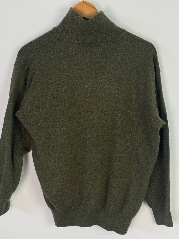 C.Comberti Damen Pullover aus Schurwolle Gr. L Farbe grün