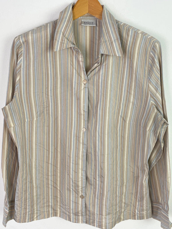 Basler Damen Bluse aus Seide Gr. L Farbe beige