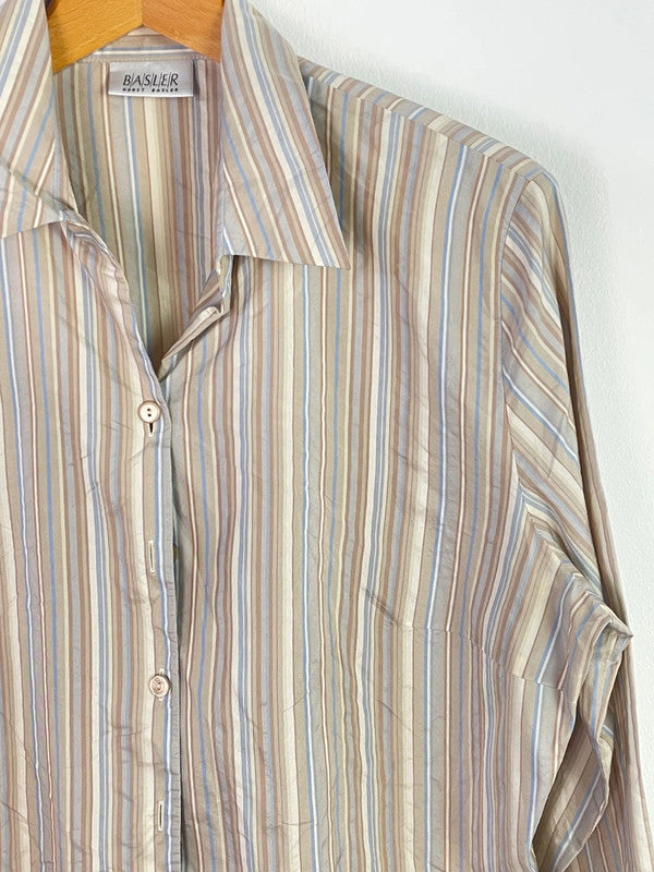 Basler Damen Bluse aus Seide Gr. L Farbe beige
