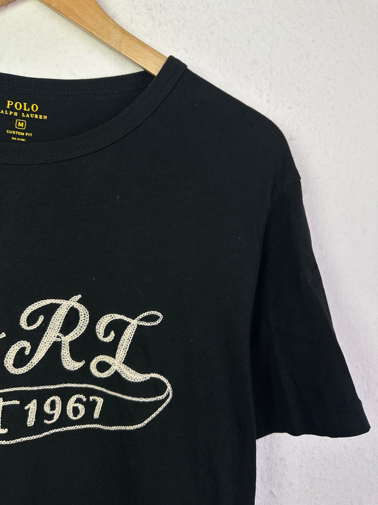 Herren T-Shirt von Polo Ralph Lauren Gr M in Schwarz