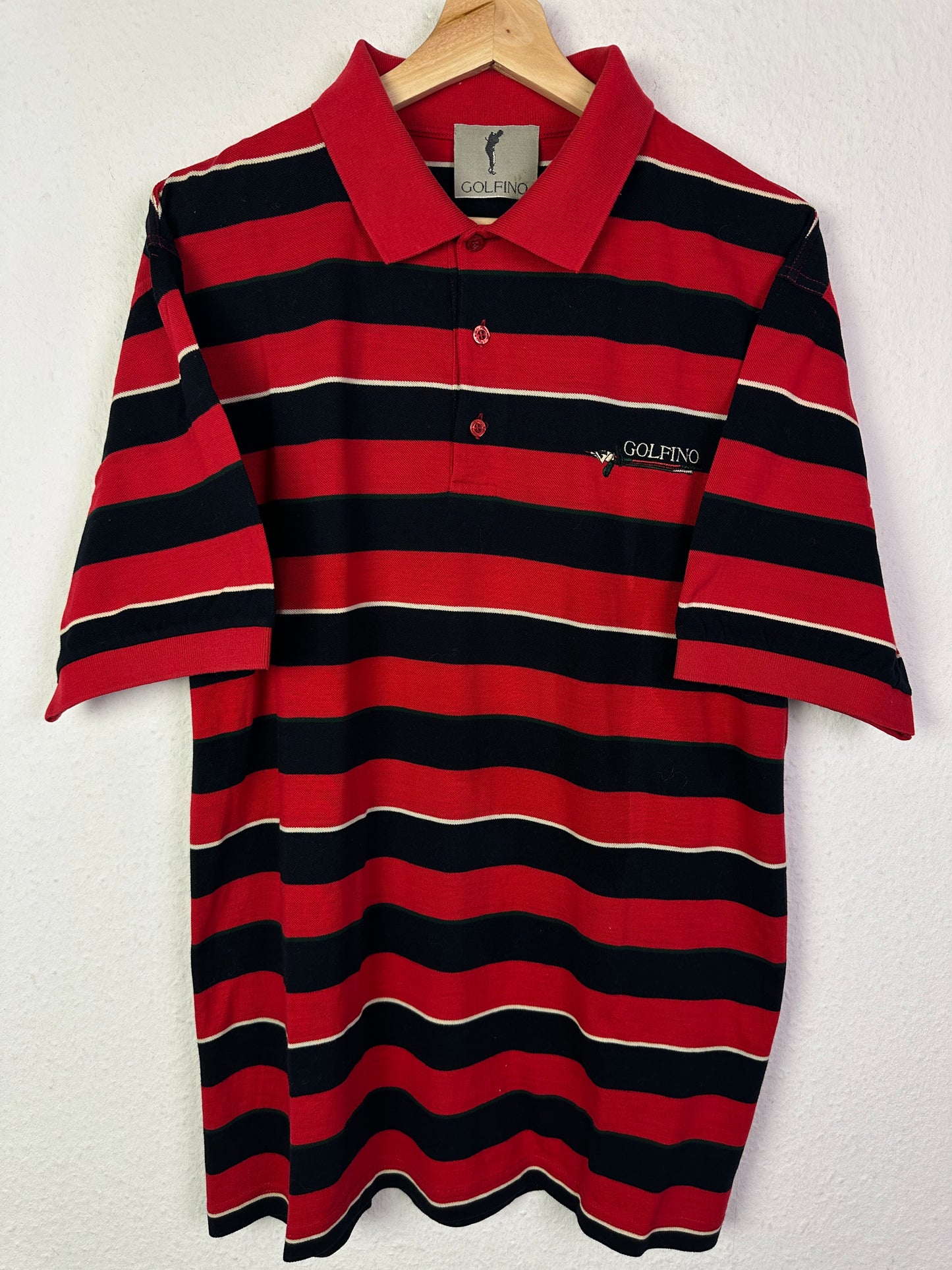 Herren T-Shirt Golfino Gr L Bunt