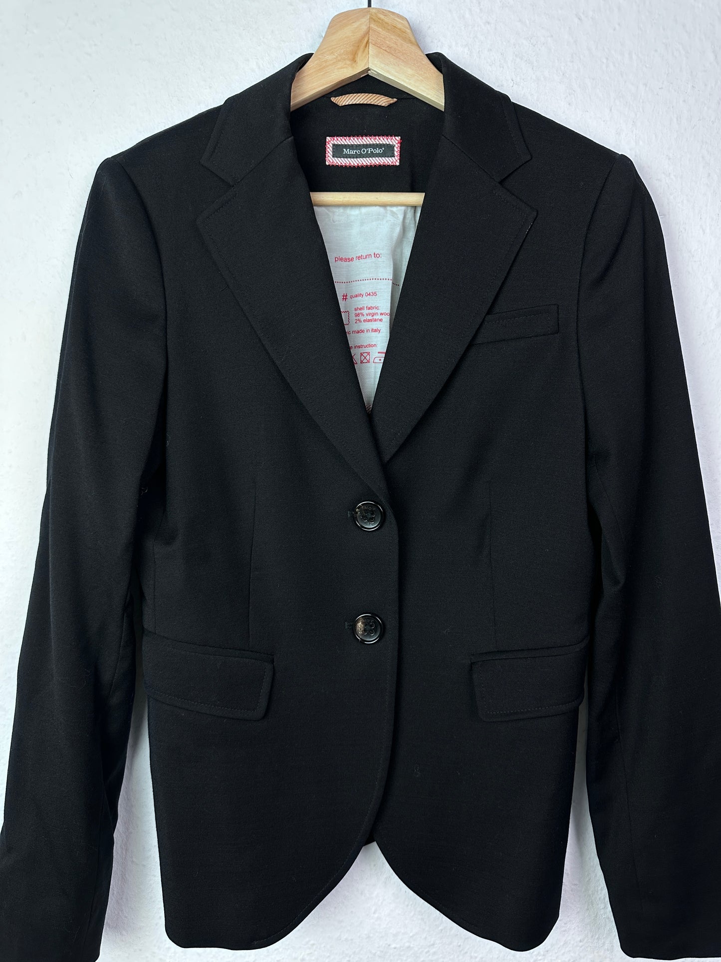 Damen Blazer Von Marc O’Polo Gr 36 Schwarz