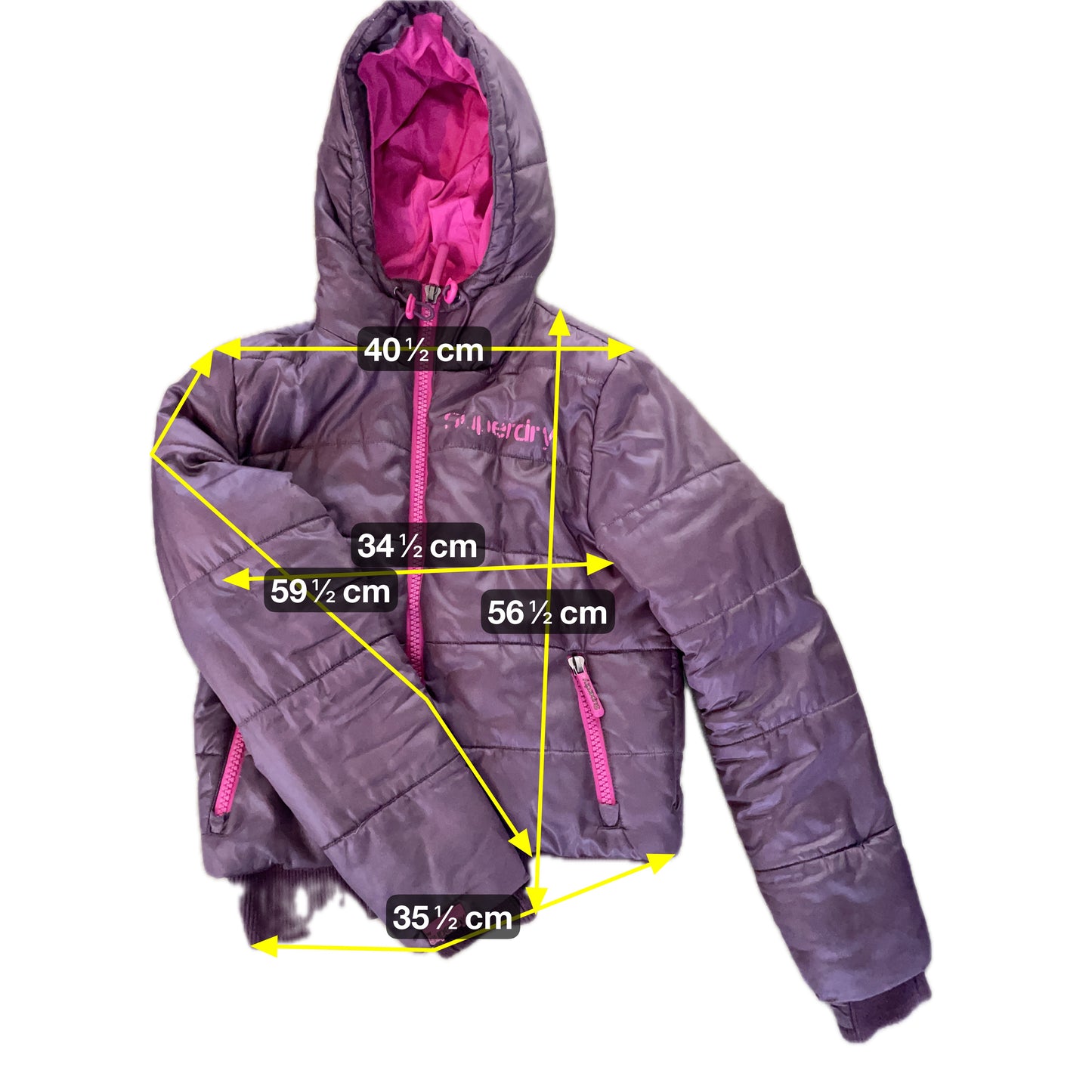 Superdry Damen Jacke Gr. M Farbe lila pink