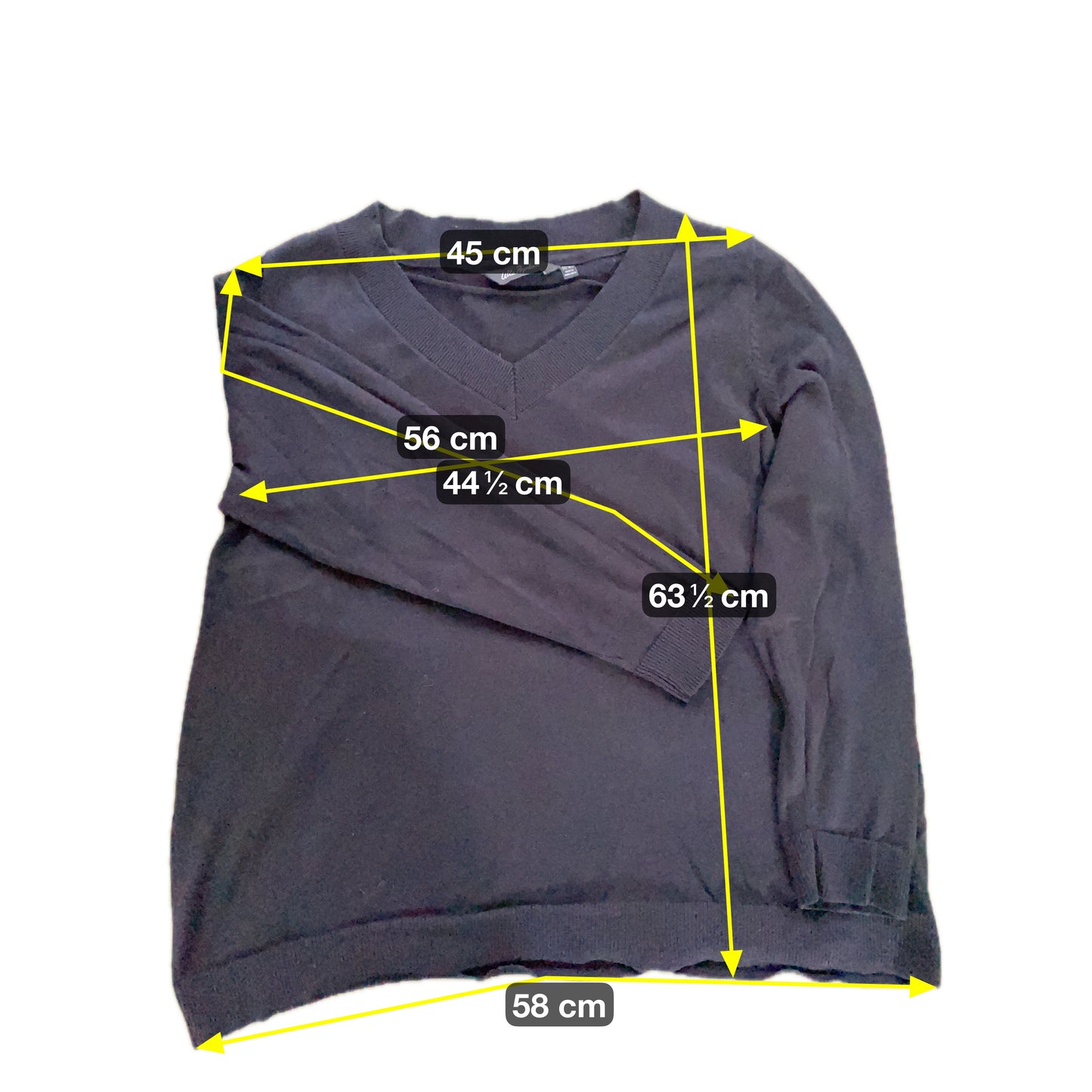 Ulla Popken Damen Pullover Gr. XL Farbe schwarz