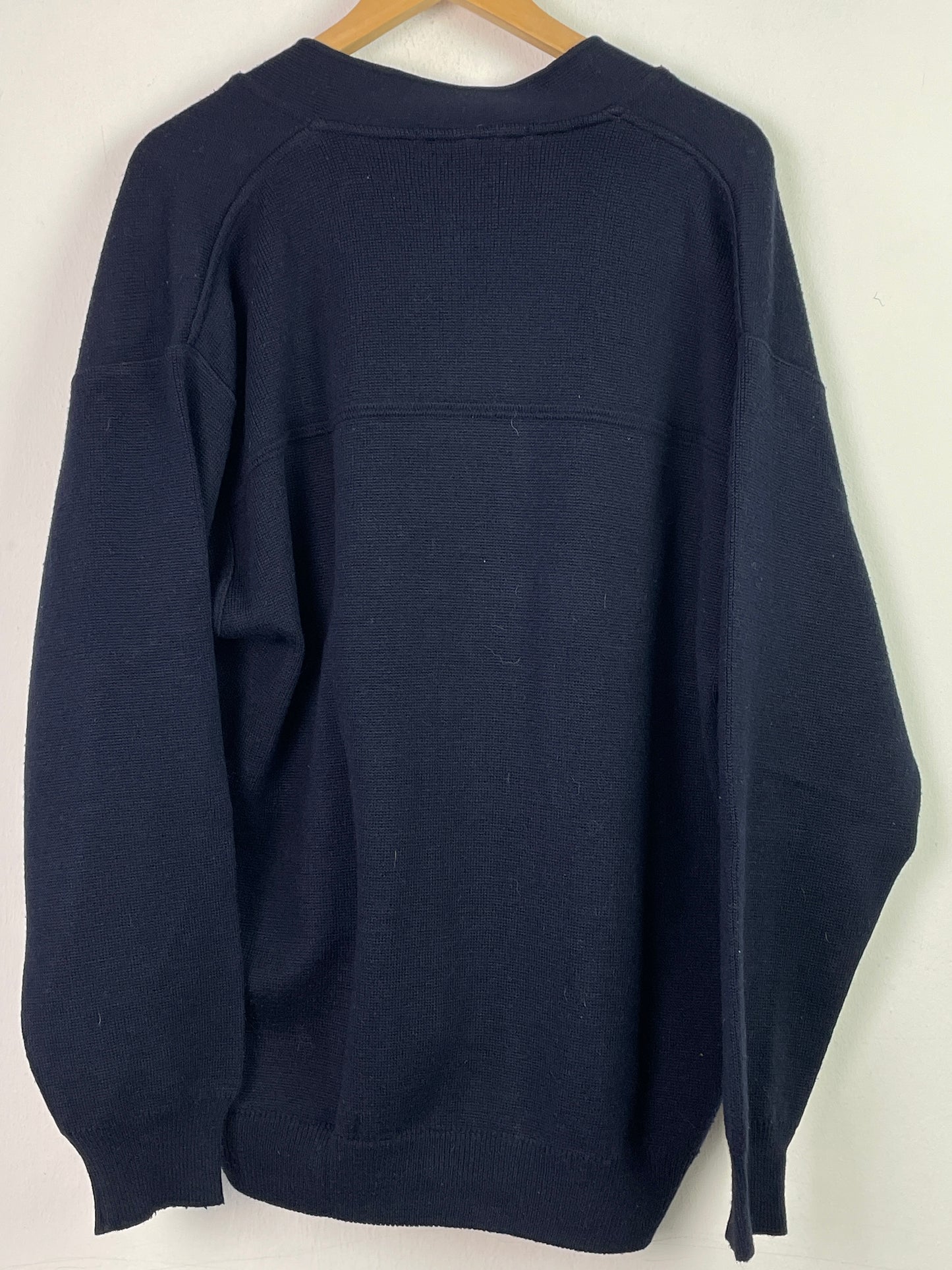 Frank Alexs Damen Jacke aus Wolle Gr XXL Farbe marineblau