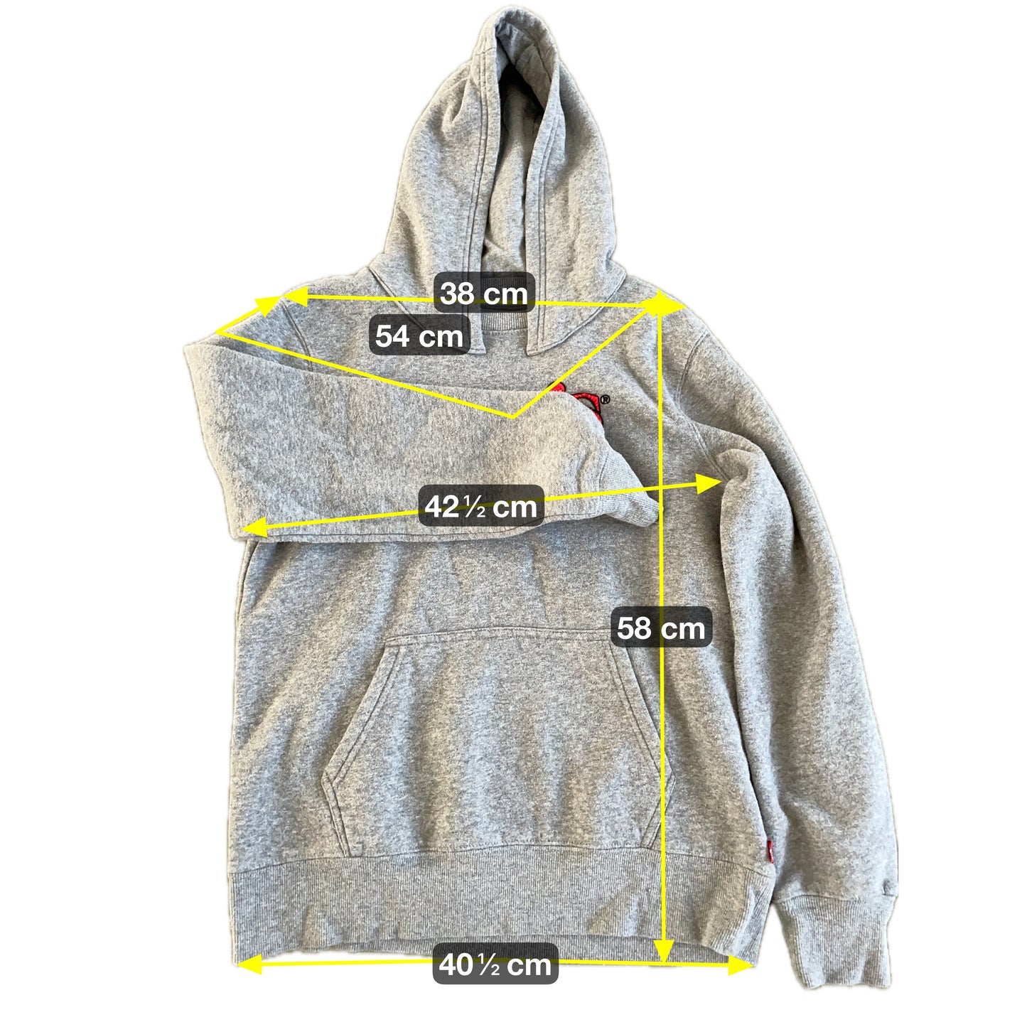 Levis Herren Pullover Gr L Farbe grau