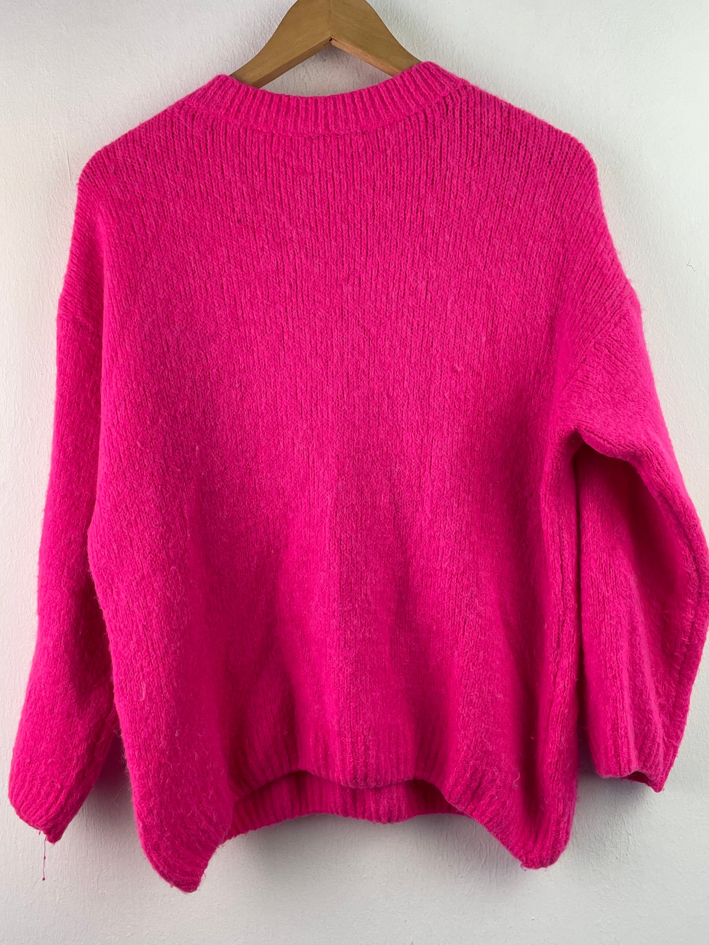 Choice Damen Pullover aus Alpaka Wolle Gr XL Farbe pink